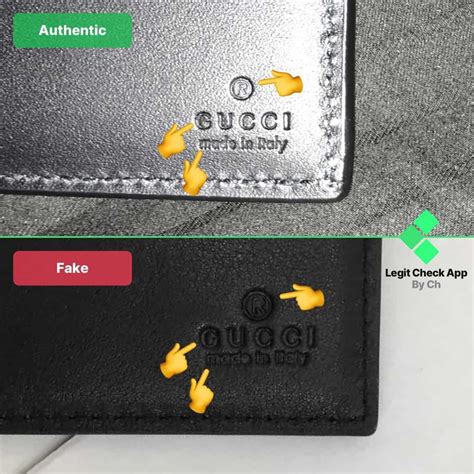 how to tell a real gucci wallet from a fake|gucci wallet authentic real new.